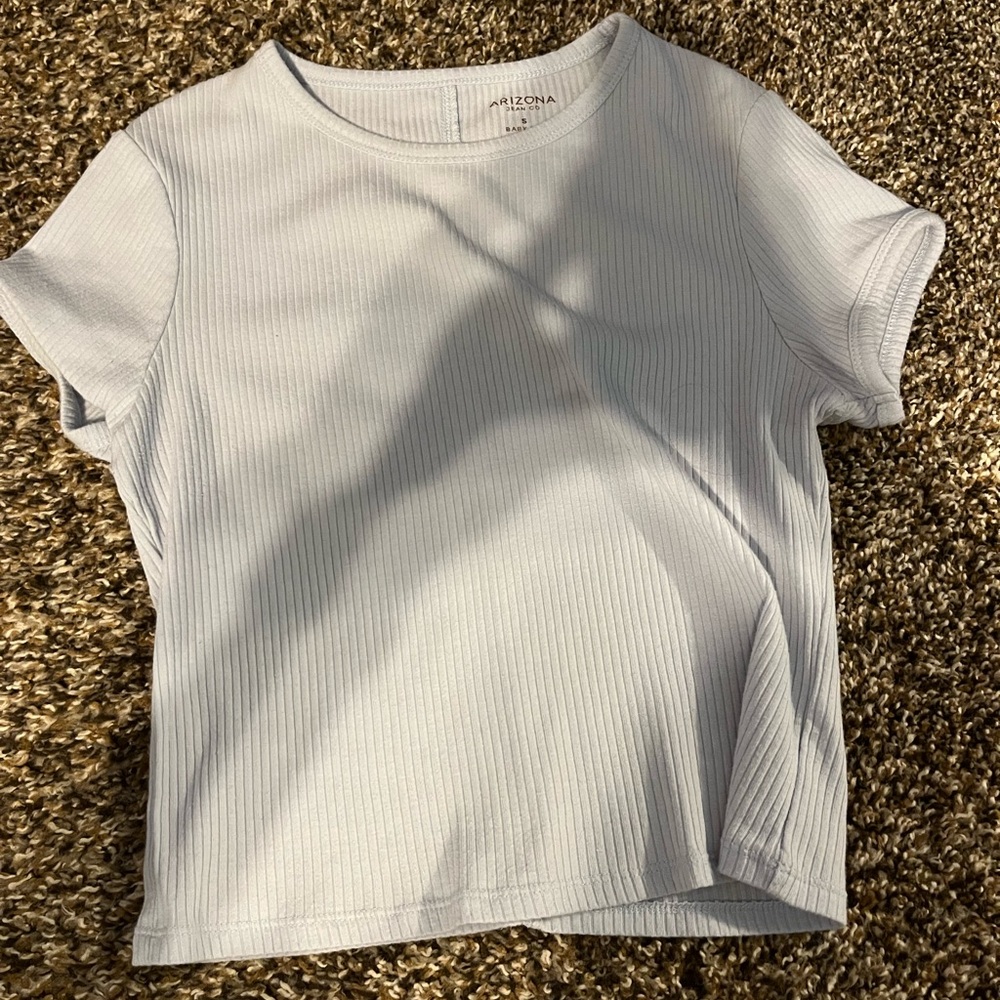Small baby blue Arizona baby tee